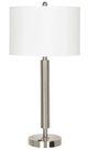 Cal® Lighting & Accessories Brushed Steel Table Lamp-0
