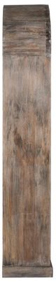 Classic Home Brown 82" Tall Arch Bookcase-3