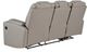 Signature Design by Ashley® Elevate Edges Coin Manual Reclining Sofa with Drop Down Table-4