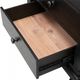 Furniture of America® Neue Mills Farmhouse Black/Rustic Oak 3-Drawer Nightstand-4