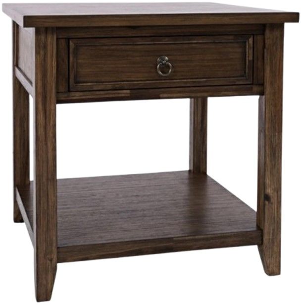 Jofran Inc. Bakersfield Brown End Table-0
