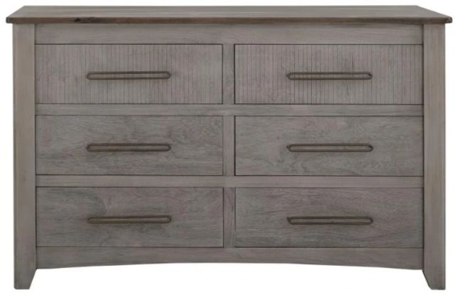 International Furniture Direct Ridge Light Gray Dresser-2