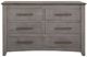 International Furniture Direct Ridge Light Gray Dresser-2