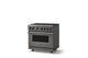 Viking® 7 Series 36" Damascus Gray Pro Style Natural Gas Range-2