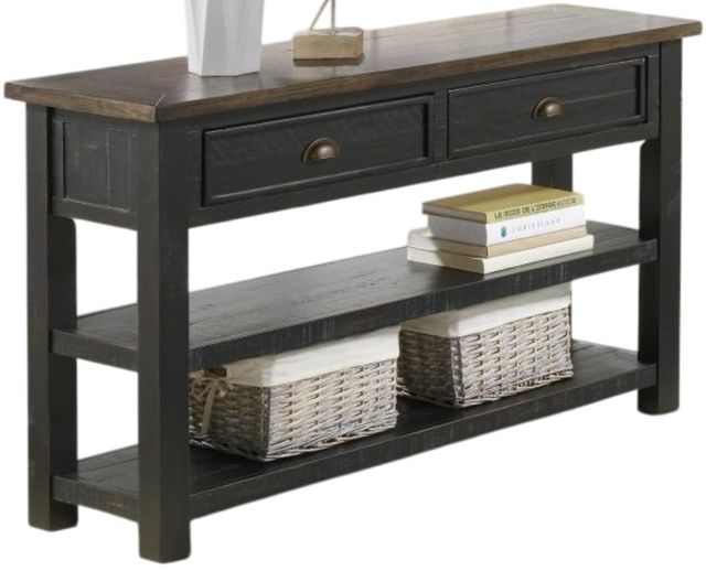 Martin Svensson Monterey Brown Sofa Table with Black Base-0