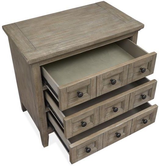 Magnussen Home® Paxton Place Dovetail Grey Nightstand-3
