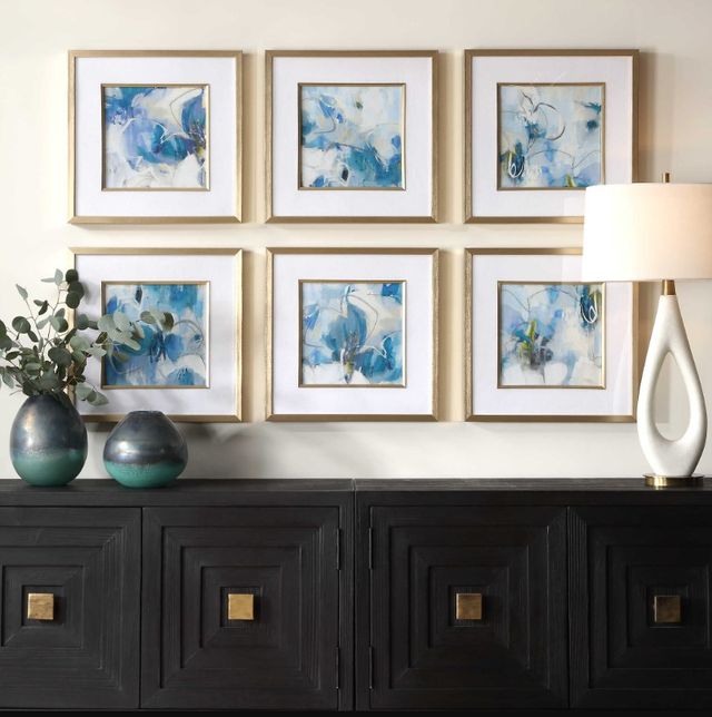 Uttermost® Liz Jardine 6-Piece Fresh Start Framed Print Set-1