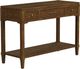 Null Furniture Saddlebrook Spice Brown Sofa/Media Console Table-0