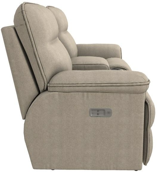 La-Z-Boy® Jay Birch Power Reclining Loveseat with Console and Headrest-2