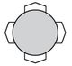Bermex® Customizable TBRRE-0080 Expression Muga Dining Table-1
