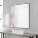 Uttermost® Alexo Brushed Gold Square Mirror-1