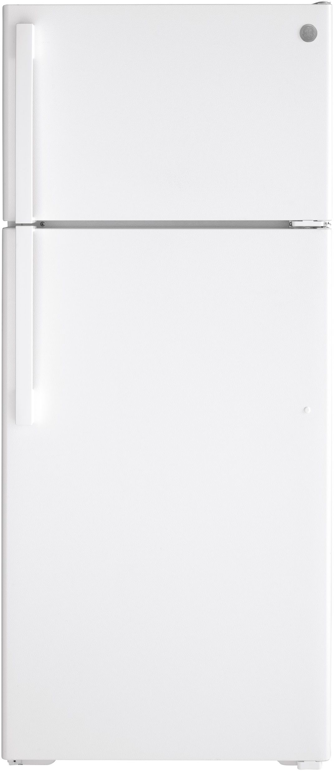GE® 28" 17.5 Cu. Ft. White Top Freezer Refrigerator
