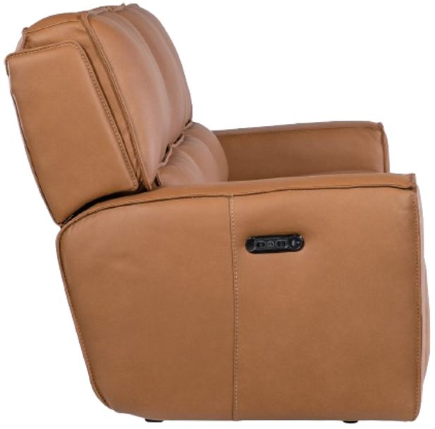 Hooker® Furniture MS Miles Oslo Antelope Power Reclining Sofa with Power Headrest-3