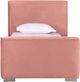 TOV Furniture Madison Dusty Rose Twin Velvet Bed-3