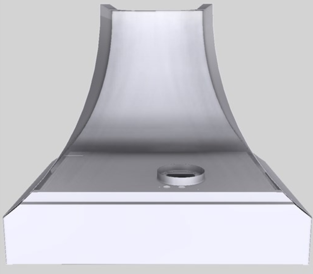 Vent-A-Hood® Designer Series 36" White Wall Mounted Range Hood-2