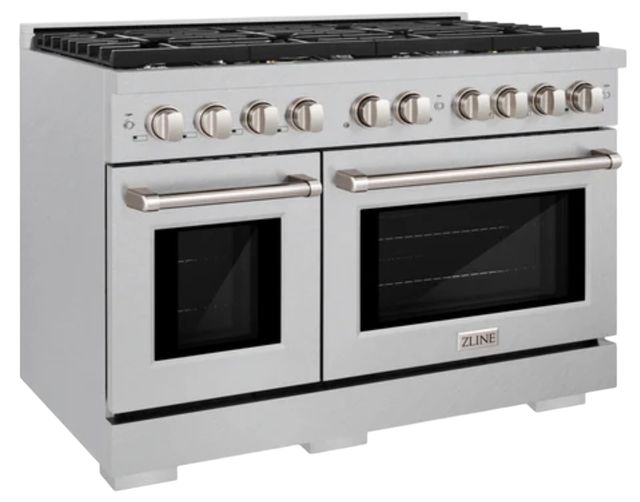 ZLINE 48" Satin Stainless Steel Pro Style Gas Range-3