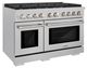 ZLINE 48" Satin Stainless Steel Pro Style Gas Range-3