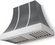 La Cornue CornuFé Cascade 36" Graphite Wall Mounted Range Hood with Polished Chrome Trim-0