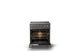 Viking® 5 Series 30" Damascus Gray Pro Style Electric Range with Brushed Brass Trim-1