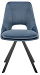 Armen Living Lexi 2-Piece Blue Dining Accent Chairs-1