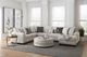 Albany Industries 3-Piece Persia Beige Right-Arm Facing Chaise Sectional-1