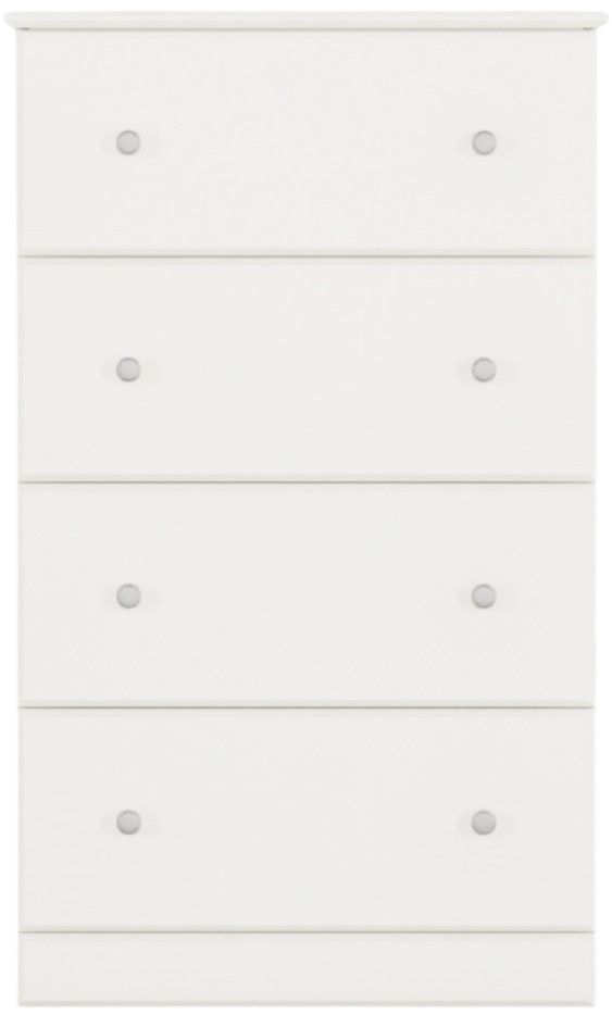Perdue Woodworks 17,000 Essential White 26" 4-Drawer Chest-1