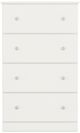 Perdue Woodworks 17,000 Essential White 26" 4-Drawer Chest-1