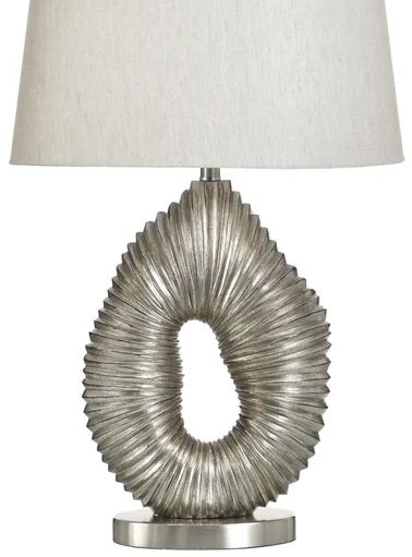 Stylecraft Abachi Silver Table Lamp-1