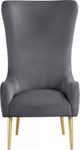 Meridian Furniture Alexander Grey Velvet Accent Chair-3