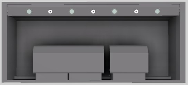 Vent-A-Hood® Designer Series 54" Gunsmoke Wall Mounted Range Hood-3