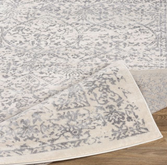 Surya Roma Charcoal/Off-White 5'x7' Area Rug-4