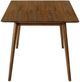 Armen Living Westmont Walnut Rectangular Dining Table-3