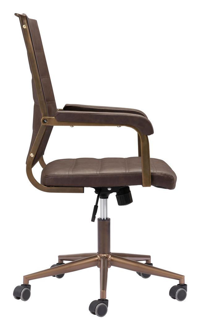 Zuo® Modern Auction Vintage Black Office Chair-2