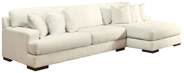 Signature Design by Ashley® Zada 2-Piece Ivory Living Room Seating Set-1