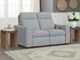 Flexsteel® Ava Stonewash Fabric Power Reclining Loveseat with Power Headrest and Lumbar-1