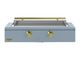 Caliber™ Rockwell Social 48" Bluestone Built-In Liquid Propane Outdoor Griddle with Brass Hardware-0