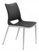 Zuo® Ace Black/Silver Dining Chair-0