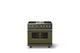 Viking® 5 Series 36" Martini Pro Style Dual Fuel (NG) Range with Polished Chrome Trim-3