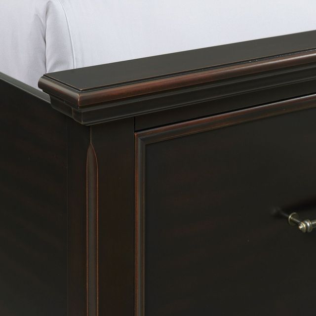 Elements International Slater Black King Platform Storage Bed-0