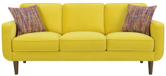 Emerald Home Jax Sunshine Sofa with Two Pillow-3