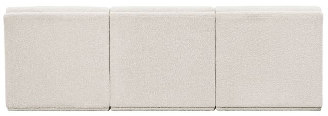 Meridian Furniture Ollie 3-Piece Cream Armless Modular Sofa-3