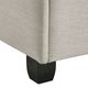Elements International Hacienda Tacoma Oak White Queen Storage Bed-4