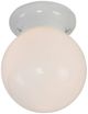 YHD White 5'' Incandescent Flush Mount Lighting-0