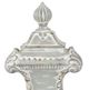 Crestview Collection Cassidy 2-Piece Gray Finials Set-1