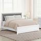 Signature Design by Ashley® Maeling Gray/White King Upholstered Panel Headboard-1