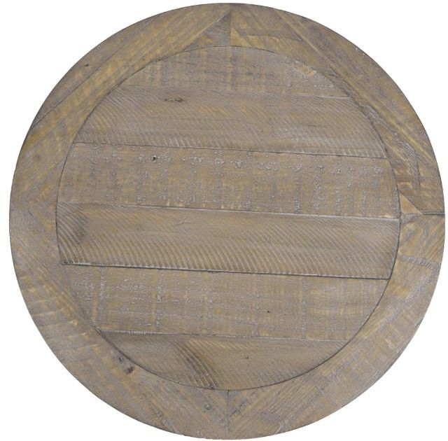 Jofran Inc. Slater Works Brown Round End Table-3