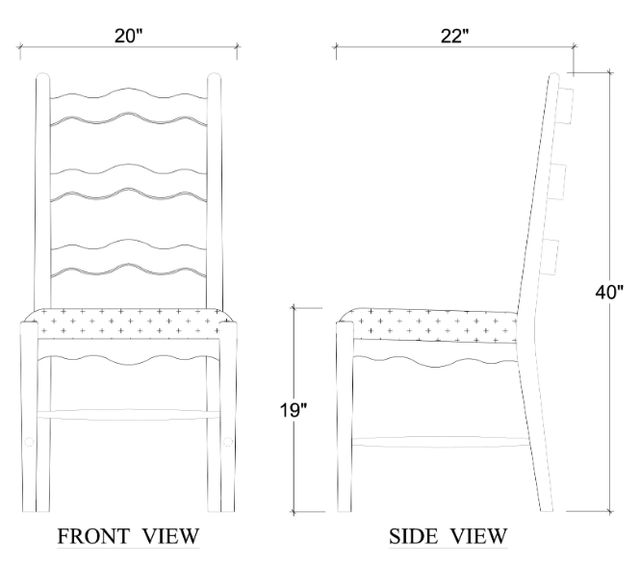 Bramble Customizable Chloe Dining Chair-1