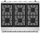 Thor Kitchen® Gordon Ramsay 36" Stainless Steel Freestanding Pro Style Liquid Propane Range with Precision Knob Control in Stainless Steel-5
