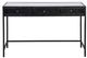 Dovetail Furniture Alaina Black/White Writing Desk-1