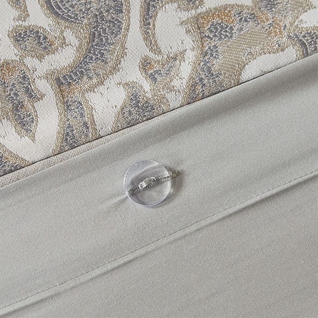 Olliix by Madison Park Signature Manor Grey Queen Comforter Set-4
